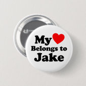 私のハートはジェイク 缶バッジ (正面&裏面)