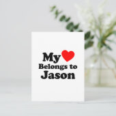 私のハートはジェイソン ポストカード (スタンド正面)