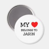 私のハートはジェイソン マグネット (正面/裏面)