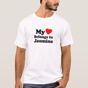 私のハートはジャスミンに属します Tシャツ