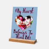私のハートはタイBlのものだ アクリルサイン (傾斜)