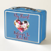 私のハートはタイBlのものだ メタルランチボックス (裏面)