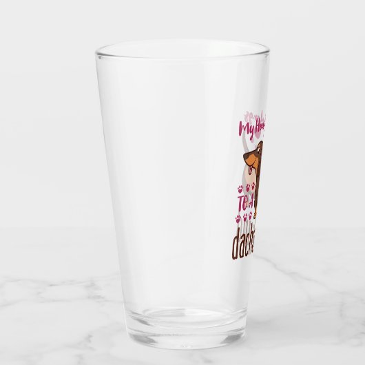 私のハートはダシュントのものだ タンブラーグラス (右)