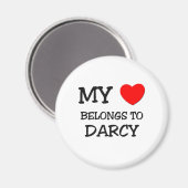 私のハートはダーシーだ マグネット (正面/裏面)