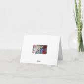 私のハートはテル・アビブの挨拶状にあります カード (裏面)