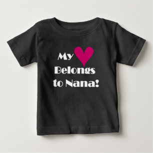 私のハートはナナのものだ ベビーTシャツ