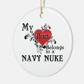 私のハートはヌークオーナメントだ セラミックオーナメント (左)
