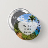 私のハートはハワイボタンだ 缶バッジ (正面&裏面)