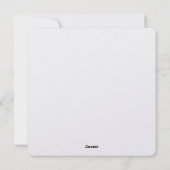 私のハートはバレンタインデーのカードだ シーズンカード (裏面)