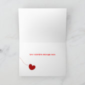 私のハートはバレンタイン – ホリデーカード (内部)