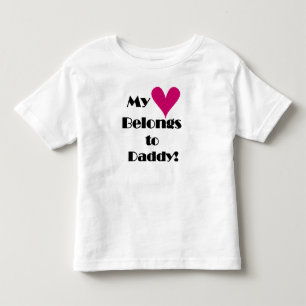 私のハートはパパのものだ トドラーTシャツ