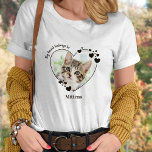 私のハートはパーソナライズされた猫好き写真 Tシャツ<br><div class="desc">こ運のペットの写真の猫好きシャツと一緒に行くカスタム所で友達と一緒に！猫ママと猫猫好きのパパが必要だ！猫が好きなおもしろいのネタ、このシャツの引用文「私のハートは自分のものだ」が…猫の写真と名前をお気に入りの使ってパーソナライズ。COPYRIGHT © 2020 Judy Burrows,  Black Dog Art - All Rights Reserved.私のハートはパーソナライズされた猫好き写真Tシャツに属している</div>