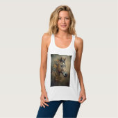 私のハートはパーソナライズされた馬好き写真 タンクトップ (正面フル)