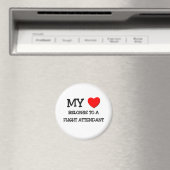 私のハートはフライト付き添い人だ マグネット (インサイチュ (食洗機))