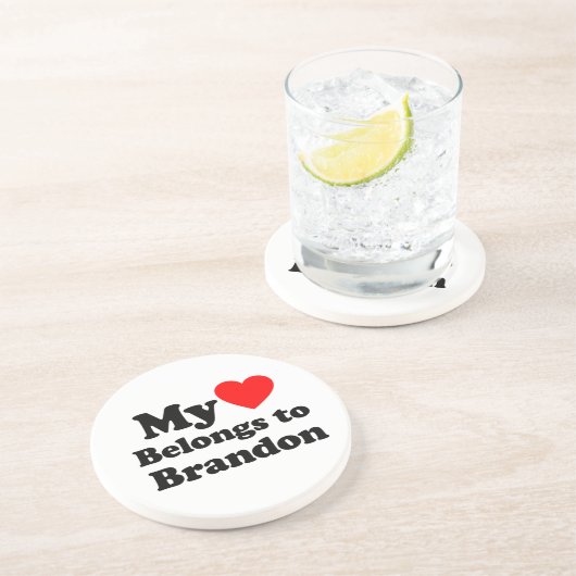 私のハートはブランドン コースター (側面)