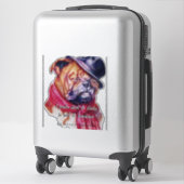 私のハートはブルドッグのものだ シール (スーツケース)