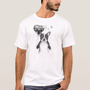 私のハートはブーム行きます Tシャツ