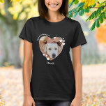 私のハートはペットの写真犬の恋人だ Tシャツ<br><div class="desc">こ運このペットフォカスタムト犬の恋人シャツと一緒に行く所で君と友最高の人!犬の愛人、犬の母と犬のパパ!私は私の犬を愛する上のおもしろいひねり、このシャツの引用文"私のハートは属する" ... あなたの犬の写真と名前お気に入りのでパーソナライズ。COPYRIGHT © 2020 Judy Burrows, Black Dog Art - All Rights Reserved.私のハートはペットフォトドッグの恋人Tシャツに属している</div>