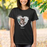 私のハートはペットフォト猫好きに属している Tシャツ<br><div class="desc">こ運のペットの写真の猫好きシャツと一緒に行くカスタム所で友達と一緒に！猫ママと猫猫好きのパパが必要だ！猫が好きなおもしろいのネタ、このシャツの引用文「私のハートは自分のものだ」が…猫の写真と名前をお気に入りの使ってパーソナライズ。COPYRIGHT © 2020 Judy Burrows,  Black Dog Art - All Rights Reserved.私のハートはペットフォト猫好きTシャツに属している</div>