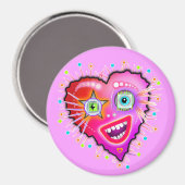 私のハートはマグネットで輝く マグネット (正面/裏面)