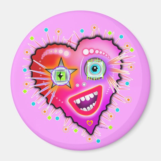 私のハートはマグネットで輝く マグネット (正面)