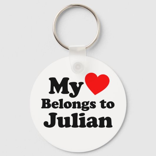 私のハートはユリウスのものだ キーホルダー (正面)