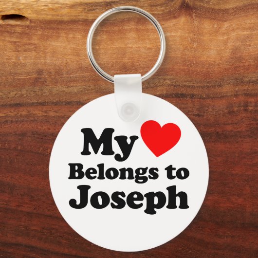 私のハートはヨセフのものだ キーホルダー (正面)