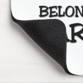 私のハートは元帥に属します マウスパッド (コーナー)