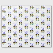 私のハートは全てあなたのベスティーカップル愛バレンタイン ラッピングペーパー (フラット)