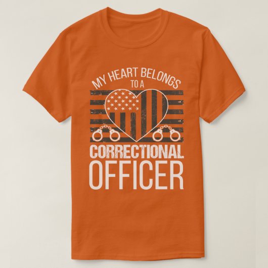 私のハートは刑務官に属している Tシャツ (デザイン正面)