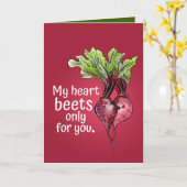「私のハートは君のためにだけ」 カード (黄色い花)