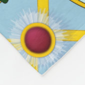 私のハートは君のためにボルシェを食べる フリースブランケット (角)