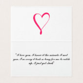 私のハートは君のものだ、そして常に君のものだ。 (内部フラット)