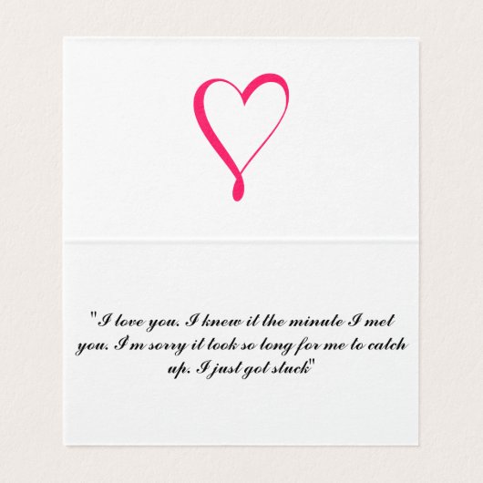 私のハートは君のものだ、そして常に君のものだ。 (内部フラット)