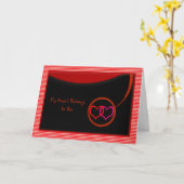 私のハートは君のバレンタインデー カード (黄色い花)