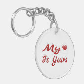 私のハートは君のバレンタインデー キーホルダー (正面左)