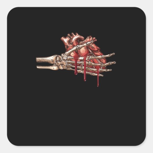 私のハートは君の手クラシックだ スクエアシール (正面)