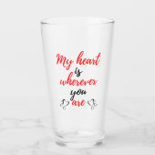 私のハートは君の黒いところ タンブラーグラス (正面)