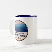 私のハートは山にある ツートーンマグカップ (正面左)