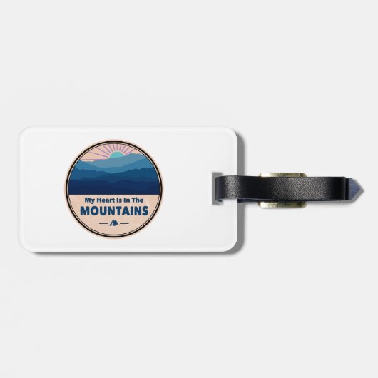 私のハートは山にある ラゲッジタグ (裏面横)