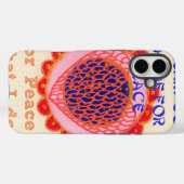 私のハートは平和のために家に帰る Case-Mate iPhoneケース (裏面 (横))