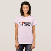 私のハートは弁護士のものだ Tシャツ (正面フル)