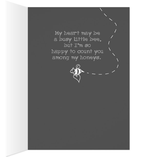 私のハートは忙し少し蜂だ。 (内側 (右))