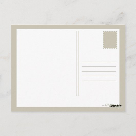 私のハートは悔やみや弔慰を沈める ポストカード (裏面)