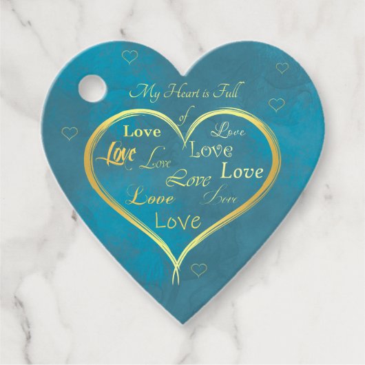 私のハートは愛で一杯だ フェイバータグ (正面)