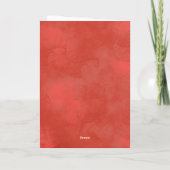 私のハートは愛で一杯，バレンタイン カード (裏面)