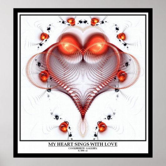 私のハートは愛で歌う ポスター (正面)