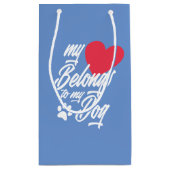 私のハートは愛犬バレンタインに | ギフトバッグ (裏面)