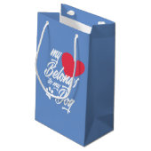 私のハートは愛犬バレンタインに | ギフトバッグ (裏面アングル)