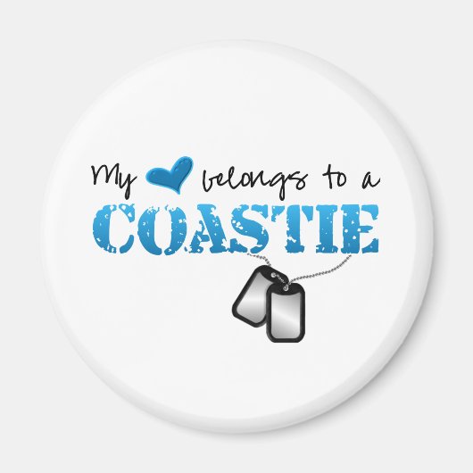 私のハートは愛猫だ マグネット (正面)